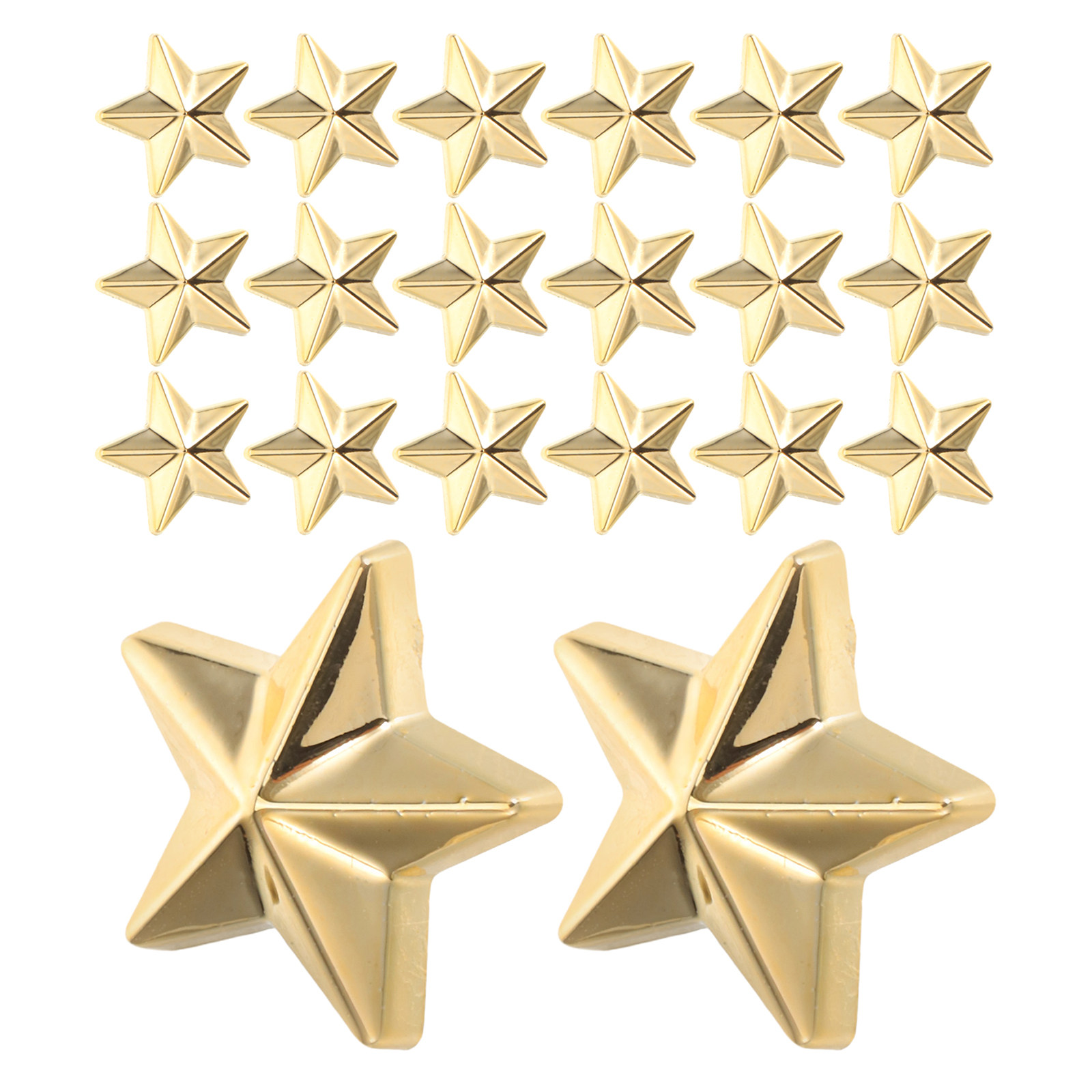 Embellish Craft - 300Pcs Acrylic Star Embellishment Flatback Bead