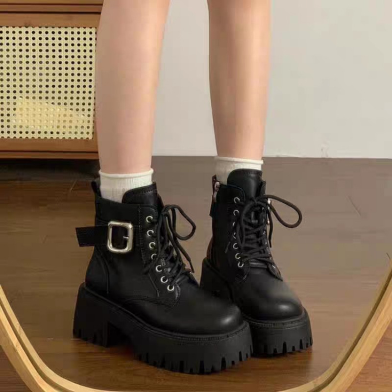 Fashion Women Ankle Boots 2025 - Guipure Lace Panel recension och pris