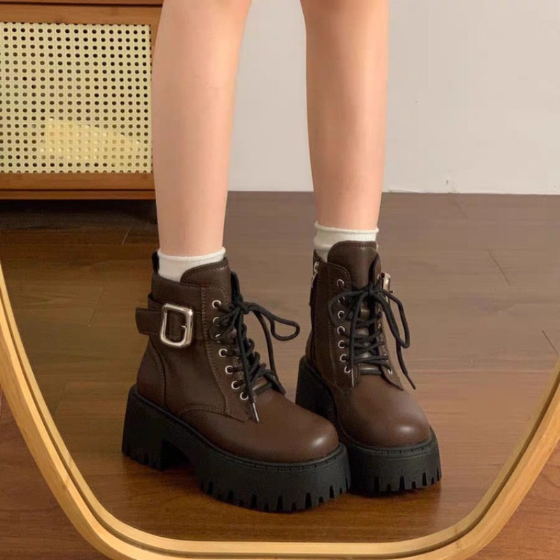 Fashion Women Ankle Boots 2025 - Guipure Lace Panel recension och pris