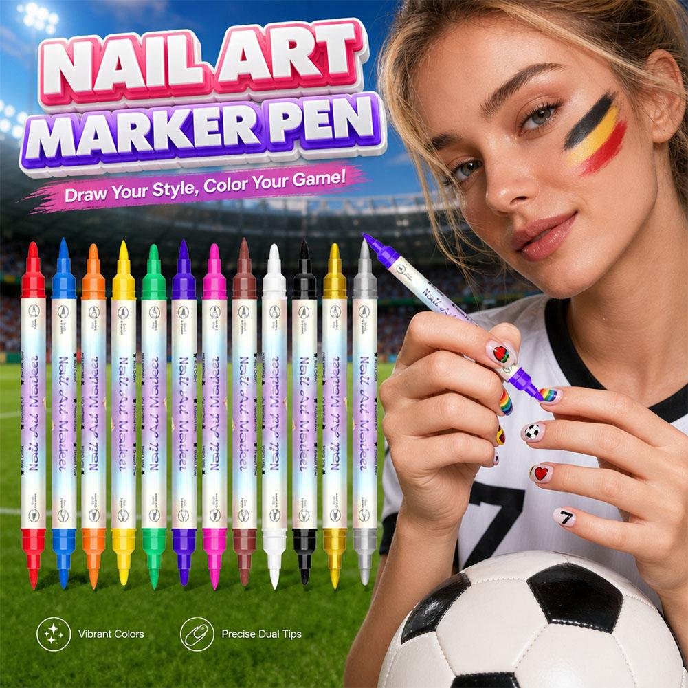 12/24 Colors Dual Tip Nail Art - Copic Marker Sketch recension och pris