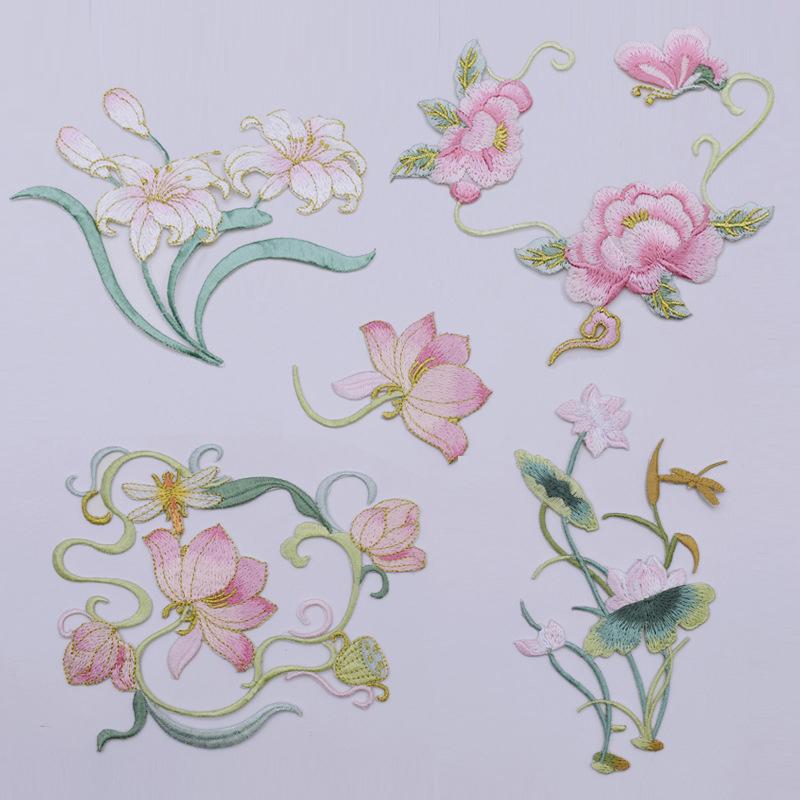 1Pcs DIY Clothes Crafts Embroi - Applique Patch Flower recension och pris