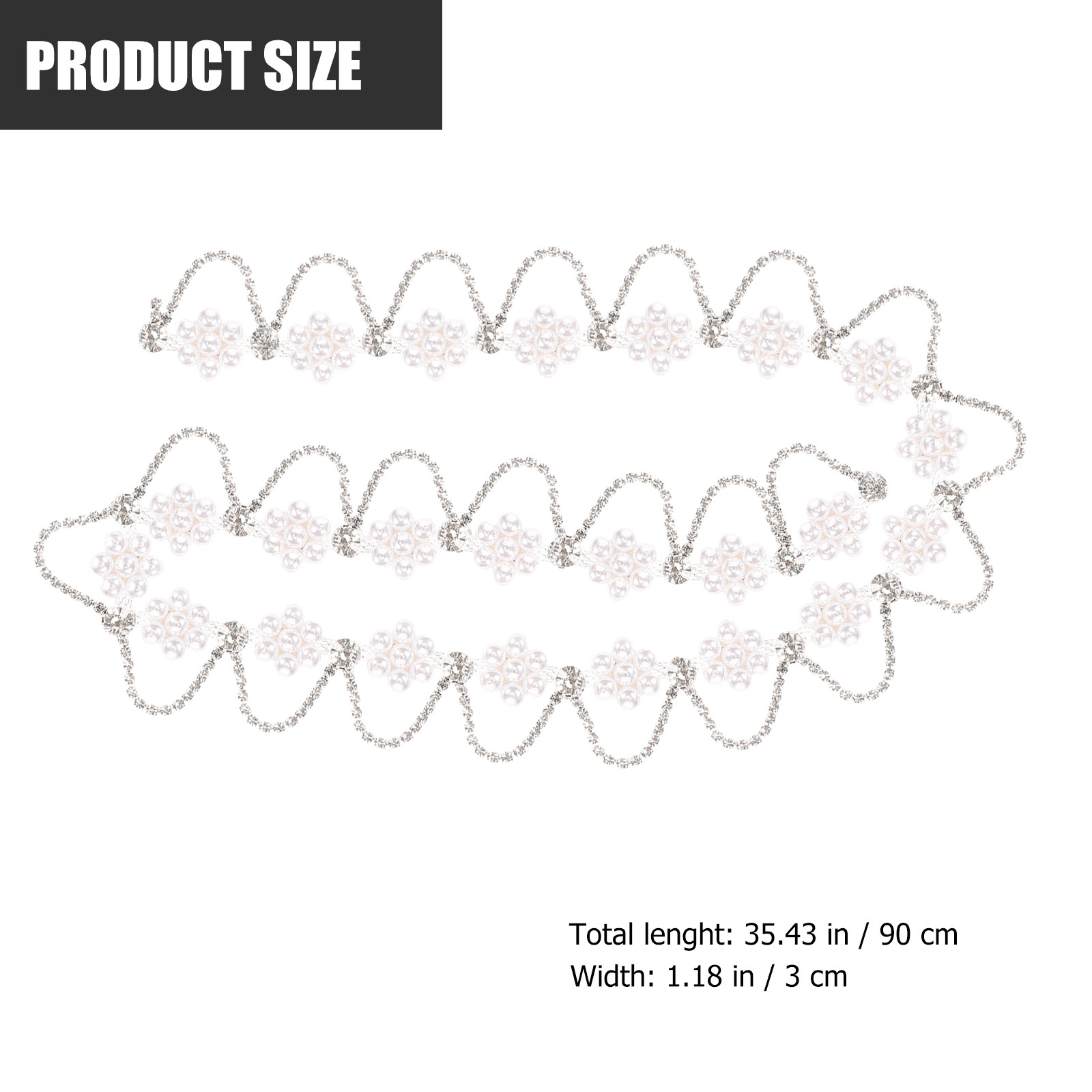 Premium Rhinestone Pearl Chain - Embellish Craft recension och pris