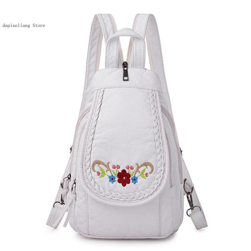Women Small Chest Bags Fashion - Applique Patch Flower recension och pris